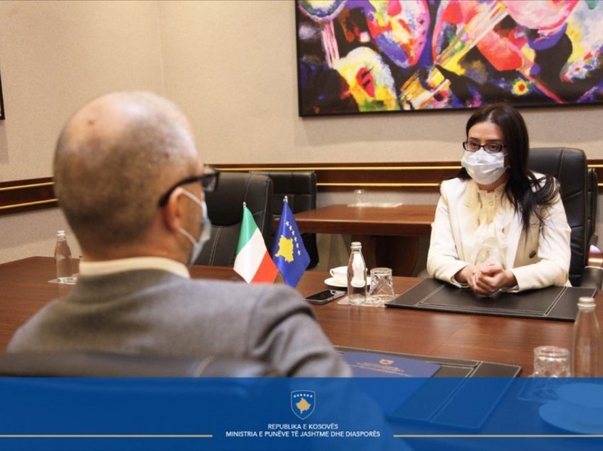 Haradinaj-Stublla u takua me ambasadorin e Italisë, u kërkua mbështetja e Italisë në avancimin e agjendës Euro Atlantike të Kosovë