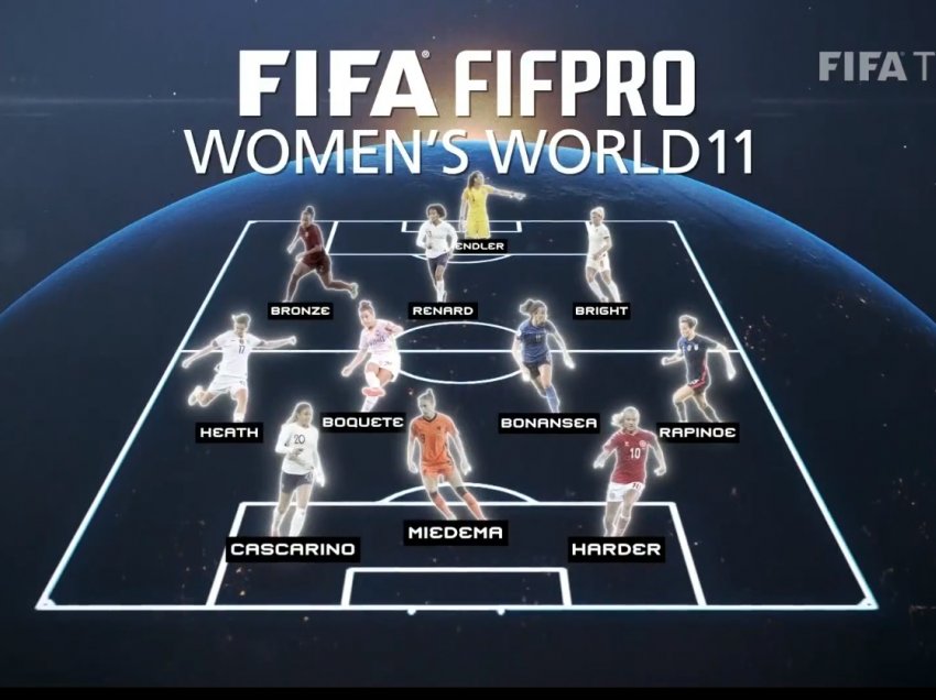 Ky është formacioni i vitit për femra nga FIFA