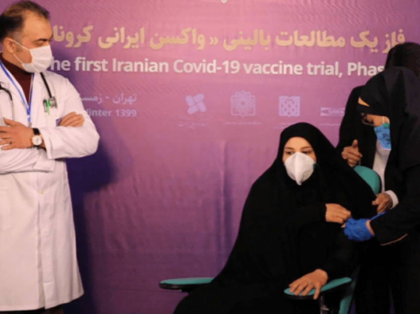 Irani fillon testimin në njerëz të vaksinës së vet kundër Covid-19, kështu quhet