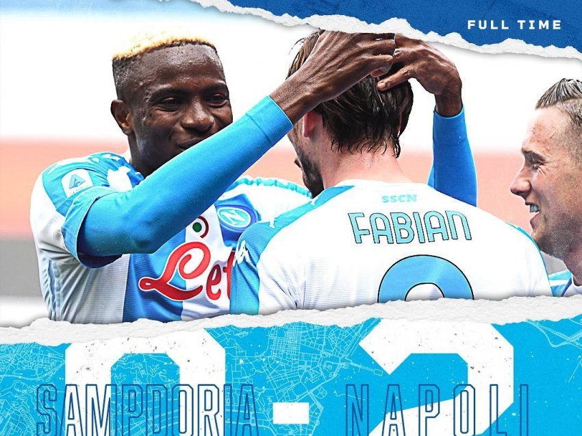 Napoli fiton në Genoa, Muriqi 22 minuta në fitore