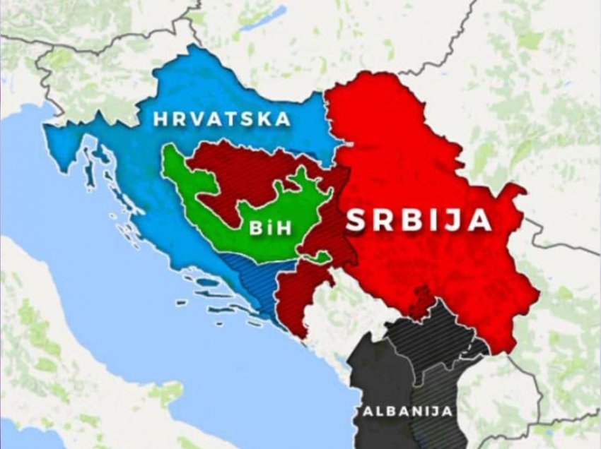 Hartë e re për Ballkanin?! BE-ja nuk komenton ndryshimin e kufijve