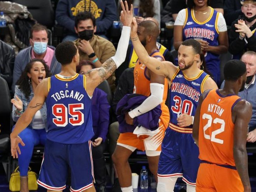 NBA/ Warriors arrijnë fitoren e radhës, Lakers mposhten nga Clippers