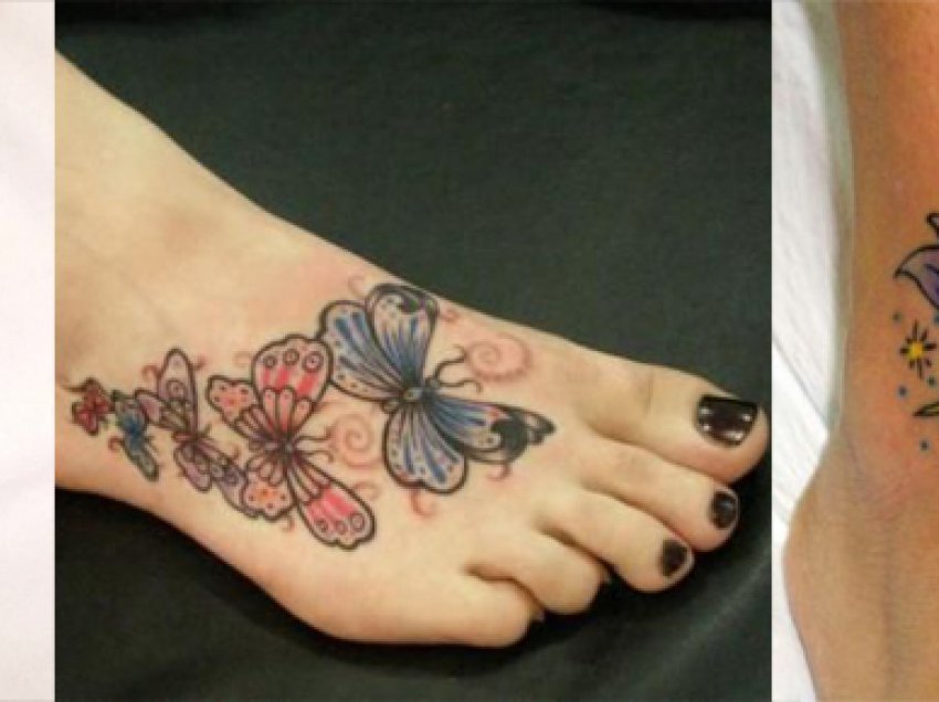 Tatuazh në këmbë dhe në kavilje