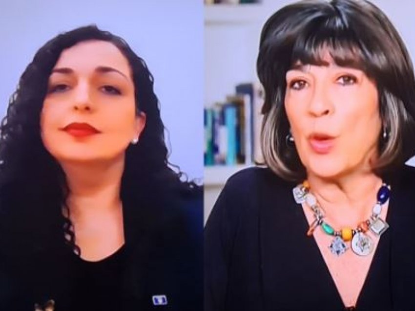 Vjosa Osmani intervistë për televizionin amerikan, CNN 