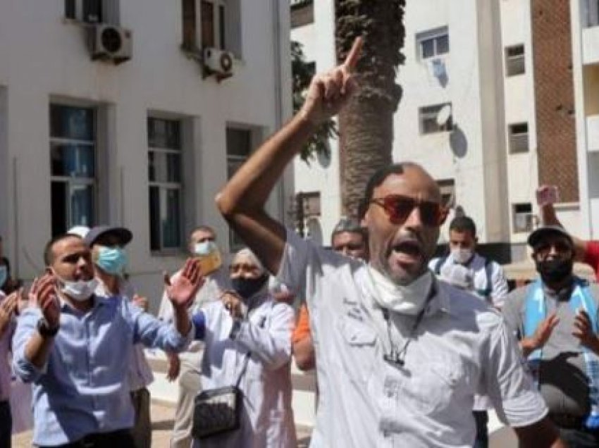 Stafi shëndetësor në Maroko proteston në kohë të pandemisë