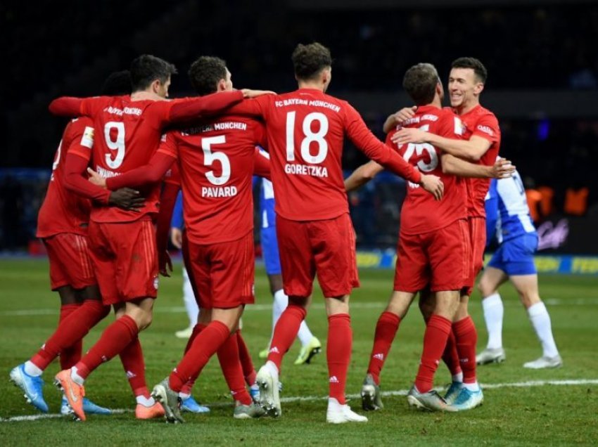 L’Equipe publikon formacionin e vitit, dominon Bayern
