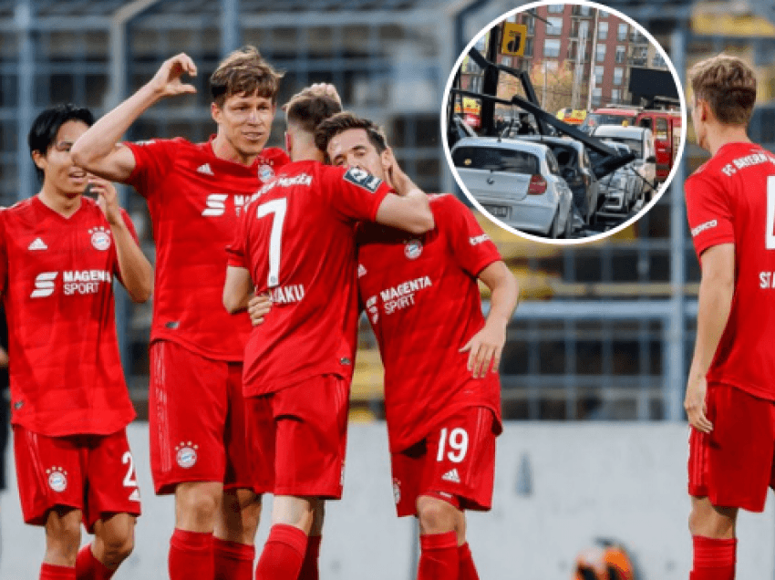 Talenti i Bayern Munih lutet për të lënduarit nga shpërthimi në Ferizaj