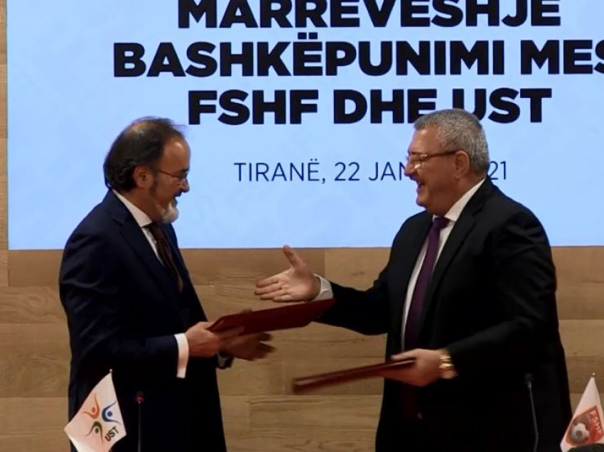 Marrëveshje mes FSHF-së dhe Universitetit të Sporteve, Federata garanton fond 20 mijë euro