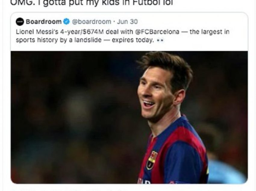Reagojnë për pagën e Lionel Messit 