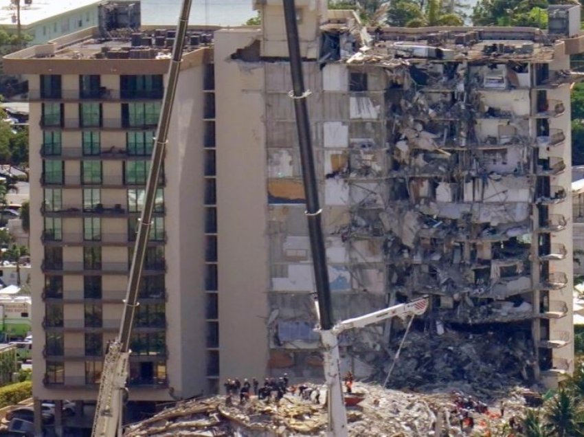 Shkatërrohet pjesa e mbetur e ndërtesës së shembur pranë Majamit