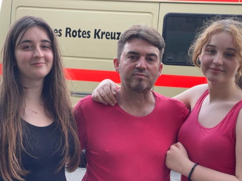 Babai shqiptar gjen vajzat pas përmbytjeve në Gjermani: U shpëtuan me helikopter