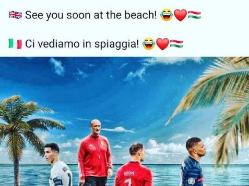 Trajneri i Hungarisë: Shihemi në plazh