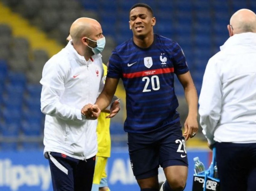 Man Utd në ankth, Martial u largua nga loja me Francën nga një lëndim i dyshuar