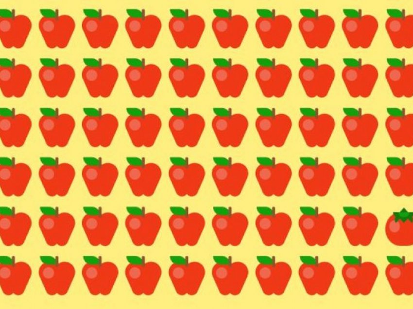 A mund ta gjeni për 5 sekonda domaten në mes të mollave?