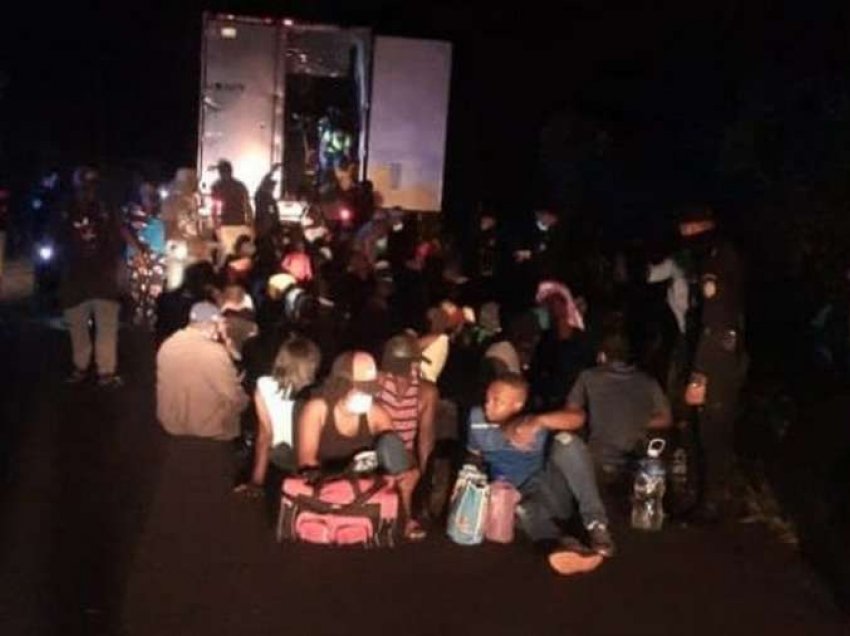 Llirohen 126 migrantë nga një kontejner i braktisur