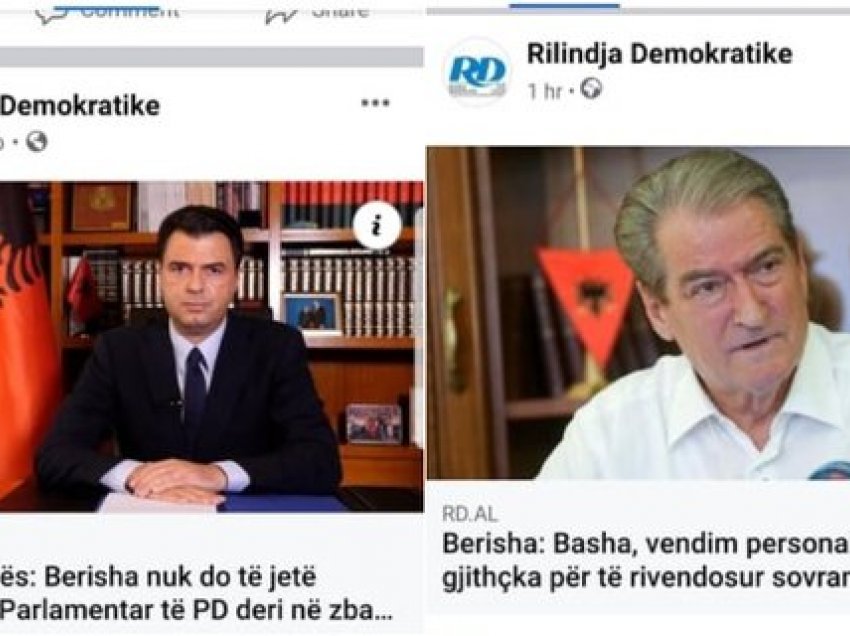 Gazeta zyrtare e PD-së mban anën e Berishës: Vendimi i Bashës!