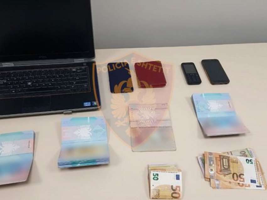 Falsifikonin dokumente kundrejt parave, 3 të arrestuar në Shkodër. U sekuestrohen pasaporta e vizë angleze