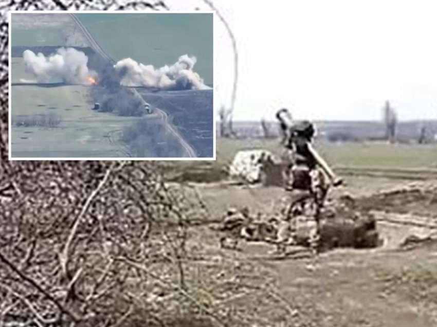 Momenti dramatik: Ushtari ukrainas e rrëzon dronin rus me raketë britanike, kështu ikin trupat e Putinit