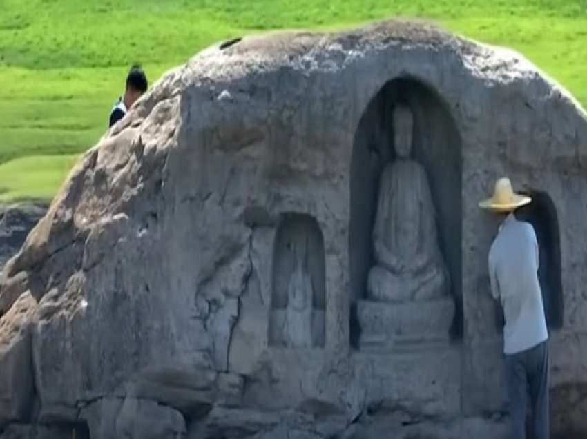 Thatësira në Kinë zbuloi tri statuja budiste