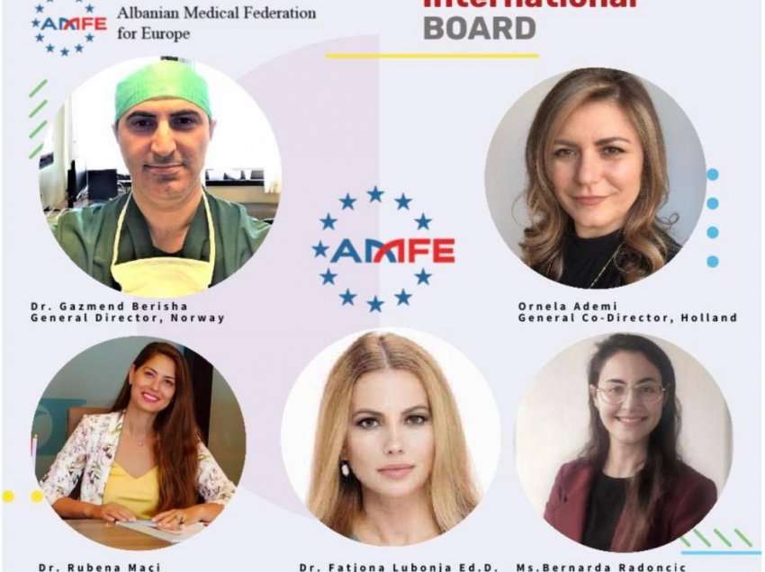 Rritja e ndikimit të Mjekëve në EU - Themelohet Bordi Internacional i Federatës europiane të Mjekëve shqiptarë
