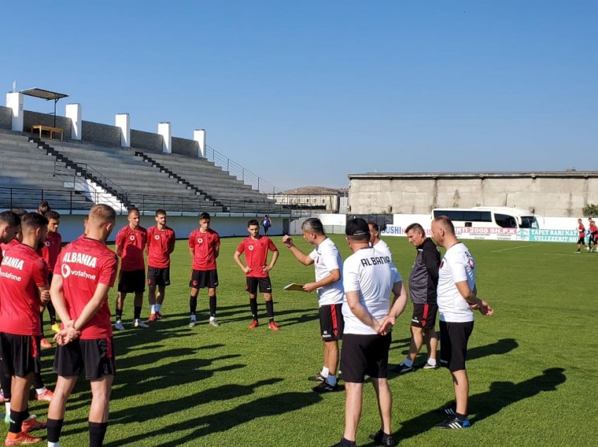 Kombëtarja e Shqipërisë U-21 vijon përgatitjet për sfidat me Anglinë dhe Kosovën