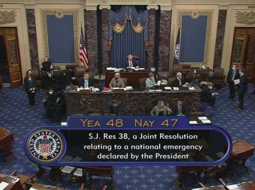 Senati amerikan miraton rezolutë për t`i dhënë fund emergjencës kombëtare të COVID-19