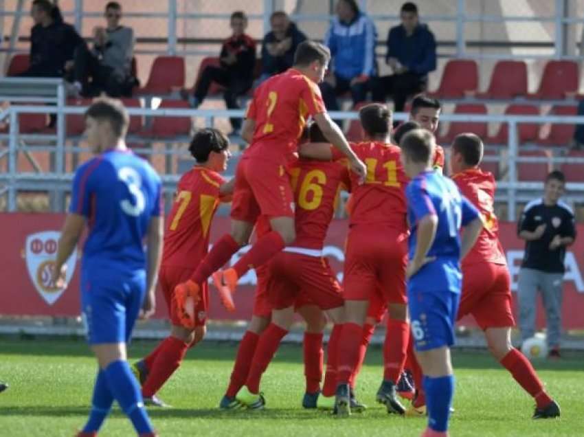 Maqedonia e Veriut U-18 me disa shqiptarë ndeshet me Sllovakinë, Portugalinë dhe Gjeorgjinë