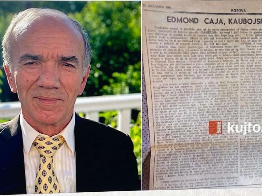 Edmond Caja, kaubojsi i skëterrës