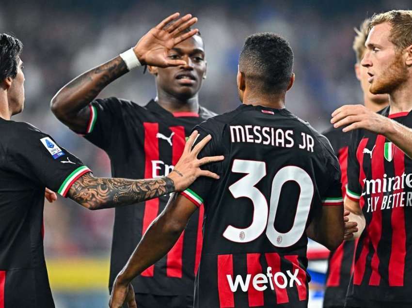 Milani fiton me dhjetë lojtarë në konak të Sampdoria-s