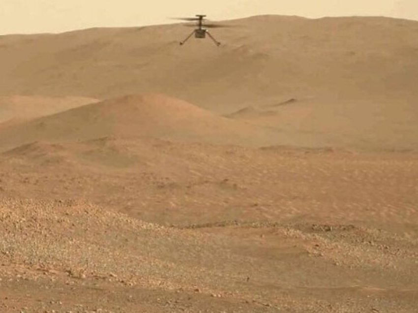 NASA ka publikuar pamjet e fluturimit dhe uljes së helikopterit Ingenuity në Mars
