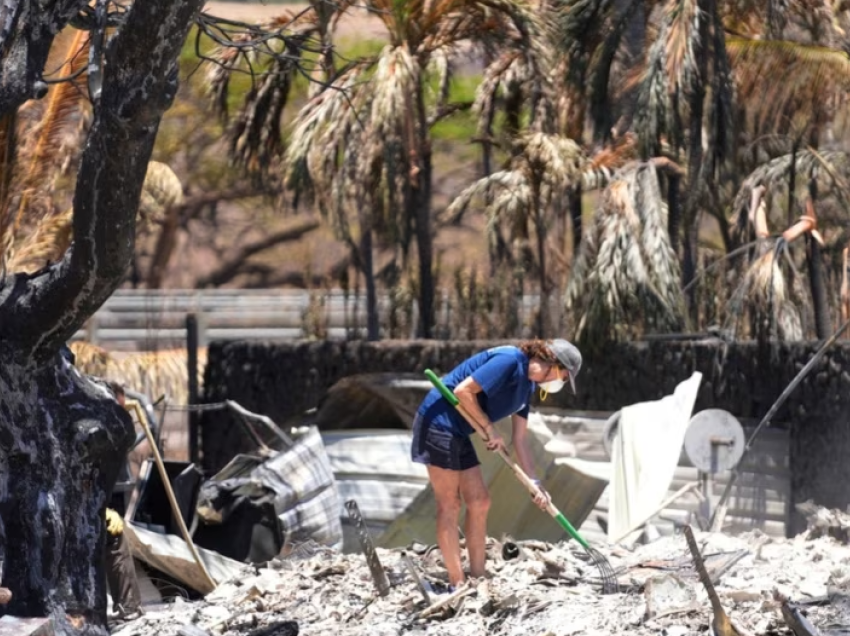 Përpjekjet për rimëkëmbjen e rajonit të shkatërruar nga zjarret në Havai