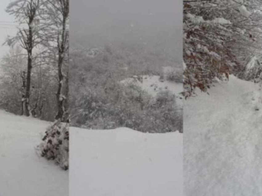 Moti i keq ‘pushton’ këtë qytet shqiptar, trashësia e dëborës arrin deri në 1 metër