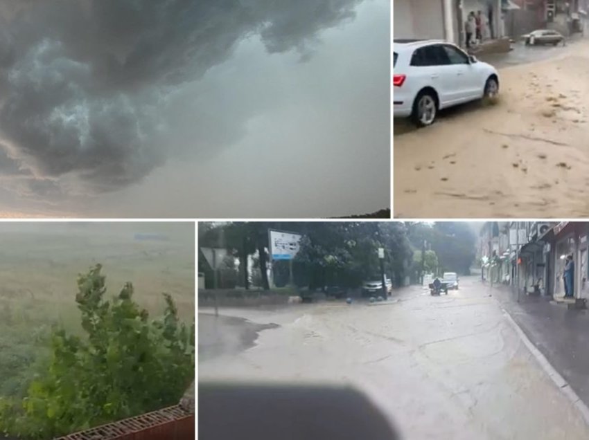 Shi i rrëmbyeshëm dhe erë e fuqishme në disa qytete të Kosovës