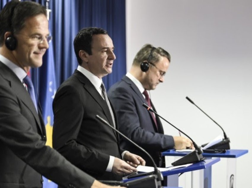 Holanda dhe Luksemburgu të gatshme për të ndihmuar Kosovën në deeskalimin e situatës