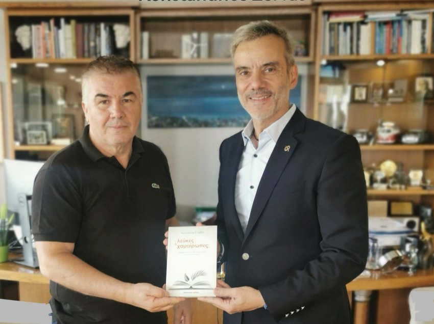 Nga dokumentet e emigrantëve, te pensionet, drejtuesi i Komunitetit Shqiptar në Selanik takon kryebashkiakun Zervas