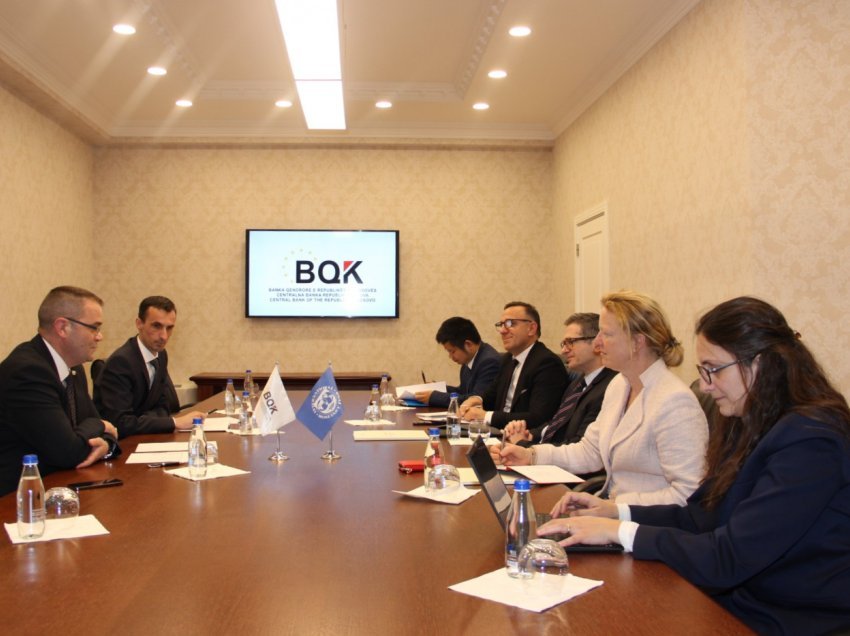 Guvernatori Mehmeti priti në takim përfaqësuesin e FMN-së, e njoftoi për angazhimet e BQK-së