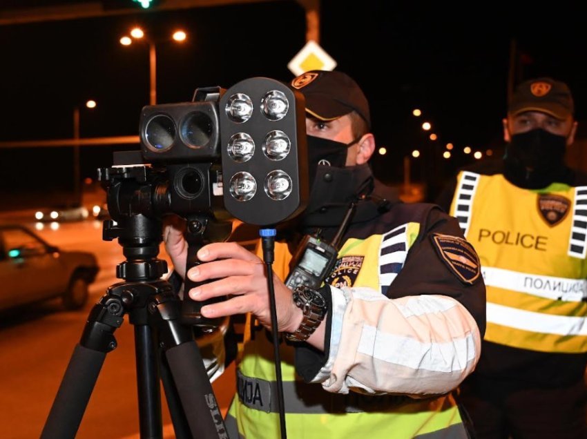 Gjobiten 246 shoferë për tejkalim shpejtësie në Maqedoni