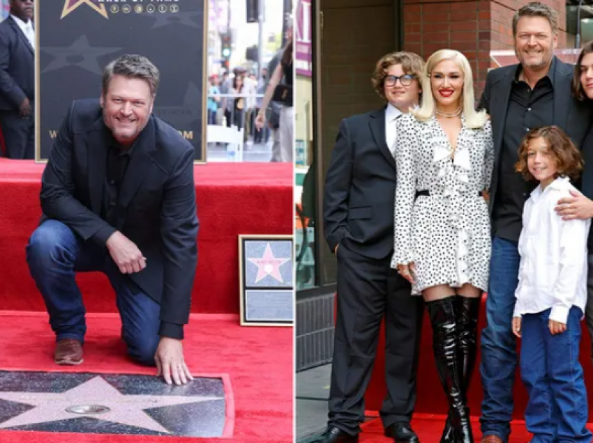 Këngëtari Blake Shelton nderohet me yllin e “Hollywood Walk of Fame”