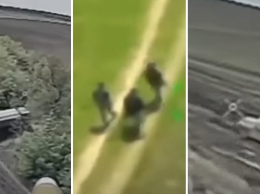 Pamjet/ Trupat ukrainase përdorin dronët kamikazë për të goditur objektivat ruse