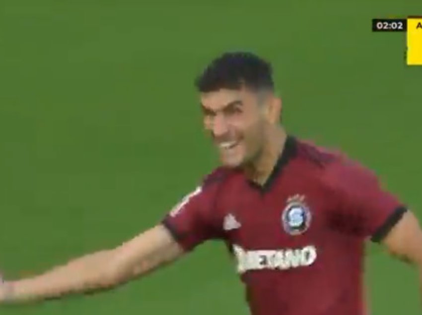 Qazim Laçi shënon një tjetër gol në kampionat