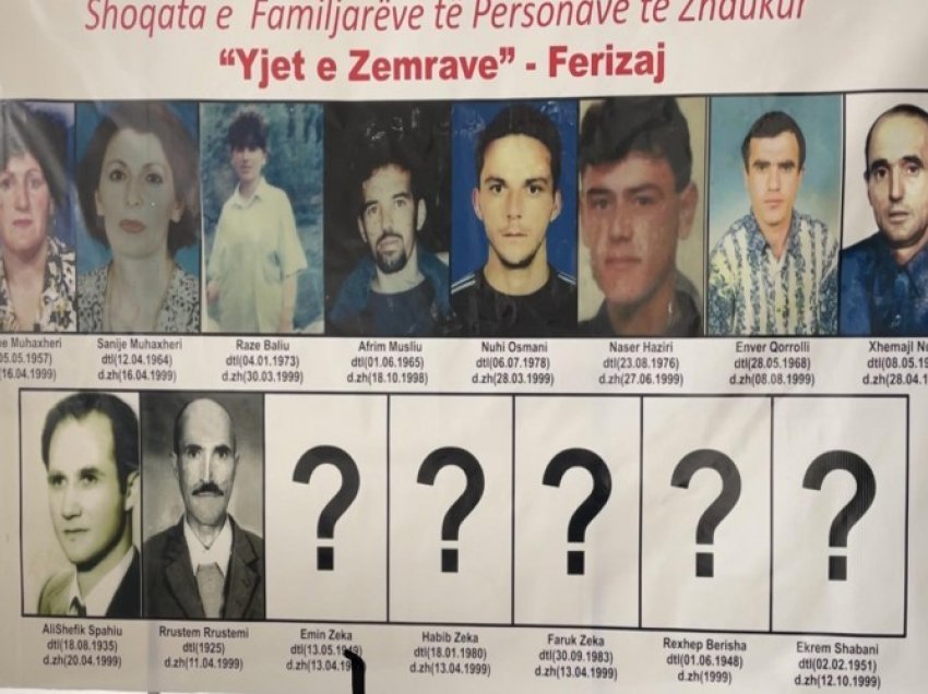 Në Ferizaj është shënuar 16 prilli dita e të zhdukurve me dhunë