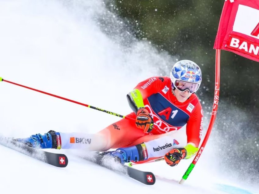 Odermatt barazon legjendën e skijimit italian, Alberto Tomba