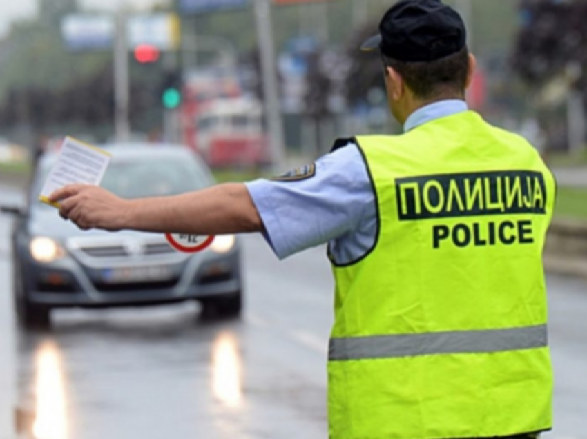 Policia gjobit 132 shoferë në Shkup, 97 për tejkalim të shpejtësisë