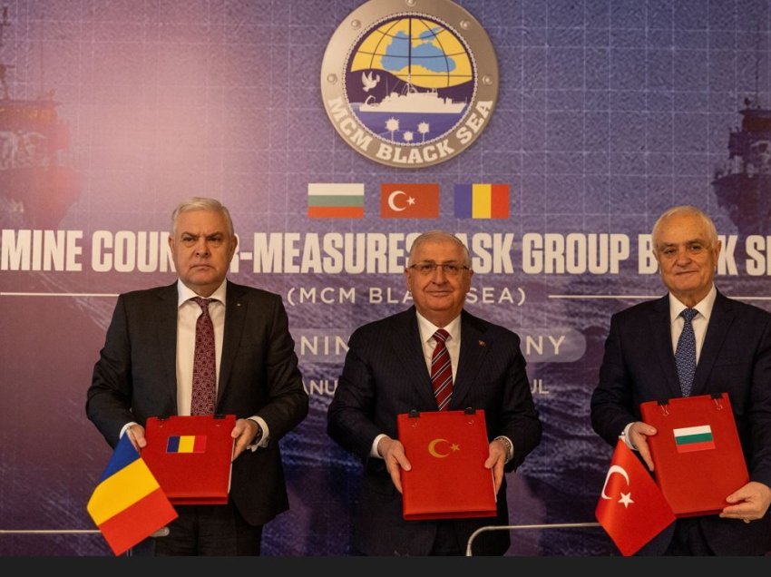 Turqia, Rumania dhe Bullgaria me marrëveshje për pastrimin e minave në Detin e Zi