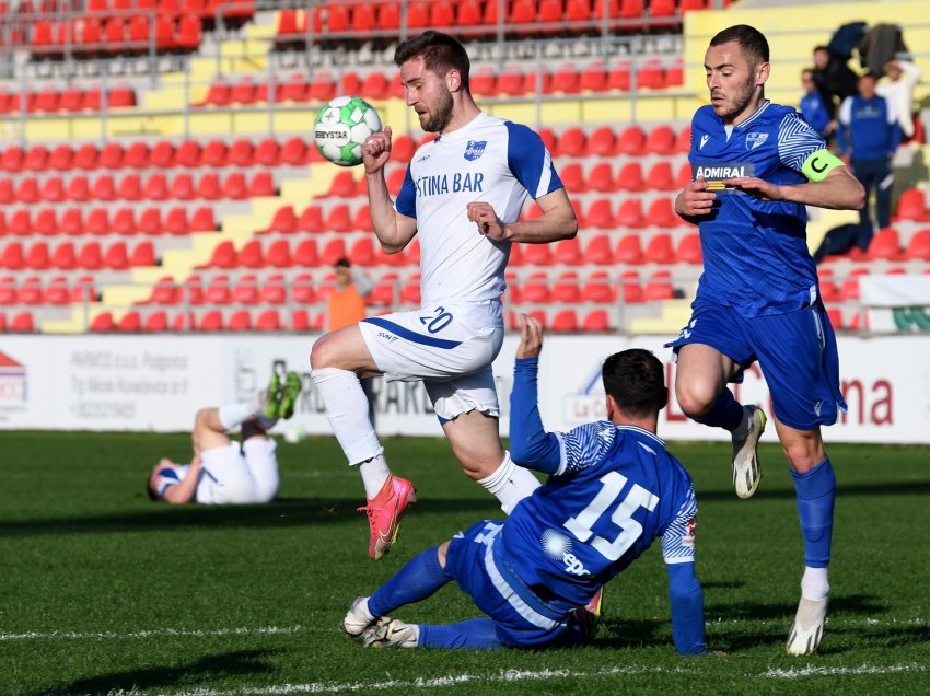 Skuadra shqiptare pëson humbje por mbetet në krye të Kampionatit të Malit të Zi