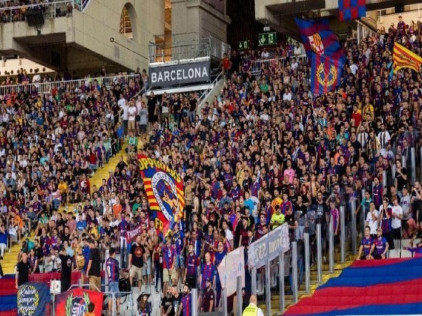 Barça “motivon” 44 mijë tifozë në “Estadi Olímpic Lluís Companys”