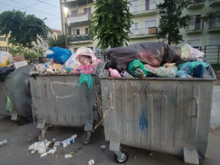 Mbeturinat “bllokojnë” trotuaret në Shkup