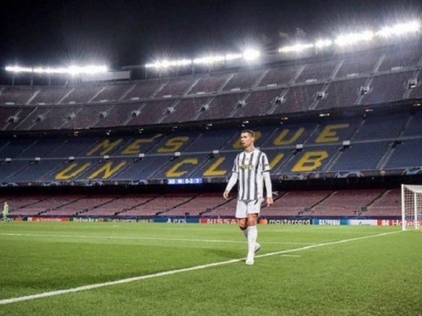 Motra e Ronaldos poston fotografi ku shihet Messi duke adhuruar yllin e Juventusit pas dy golave të tij kundër Barcelonës