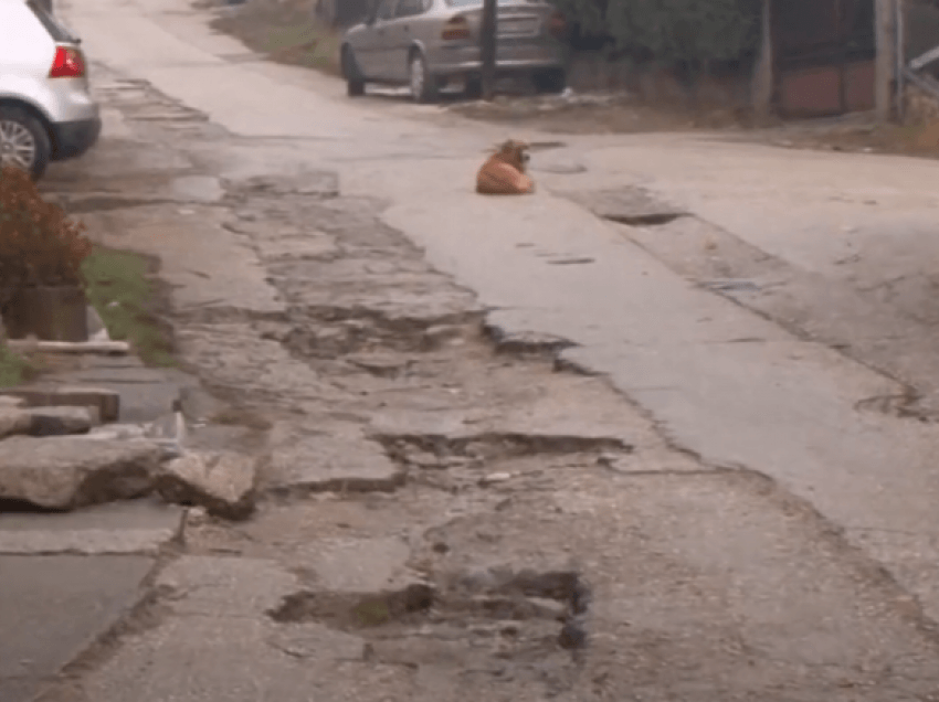 Banorët e Tetovës ankohen për rrugët e shkatërruara