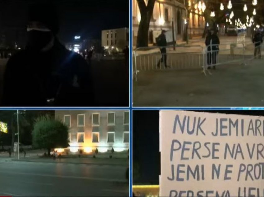“Poshtë diktatura, poshtë komunistët!” 2 orë, protestë paqësore në Tiranë